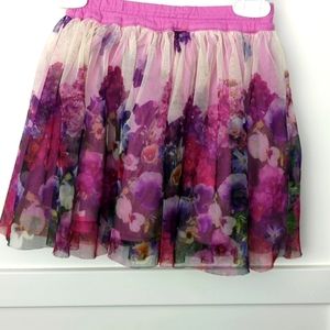 Girl's purple tulle skirt-5T